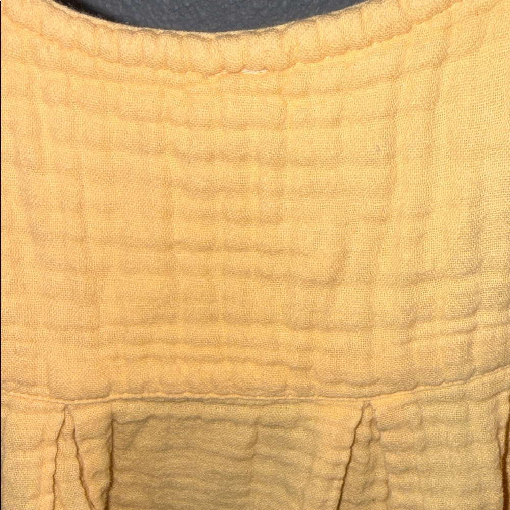 Roper Light Yellow Sleeveless Cotton Gauze Tank Dress- Women - Picture 6 of 6